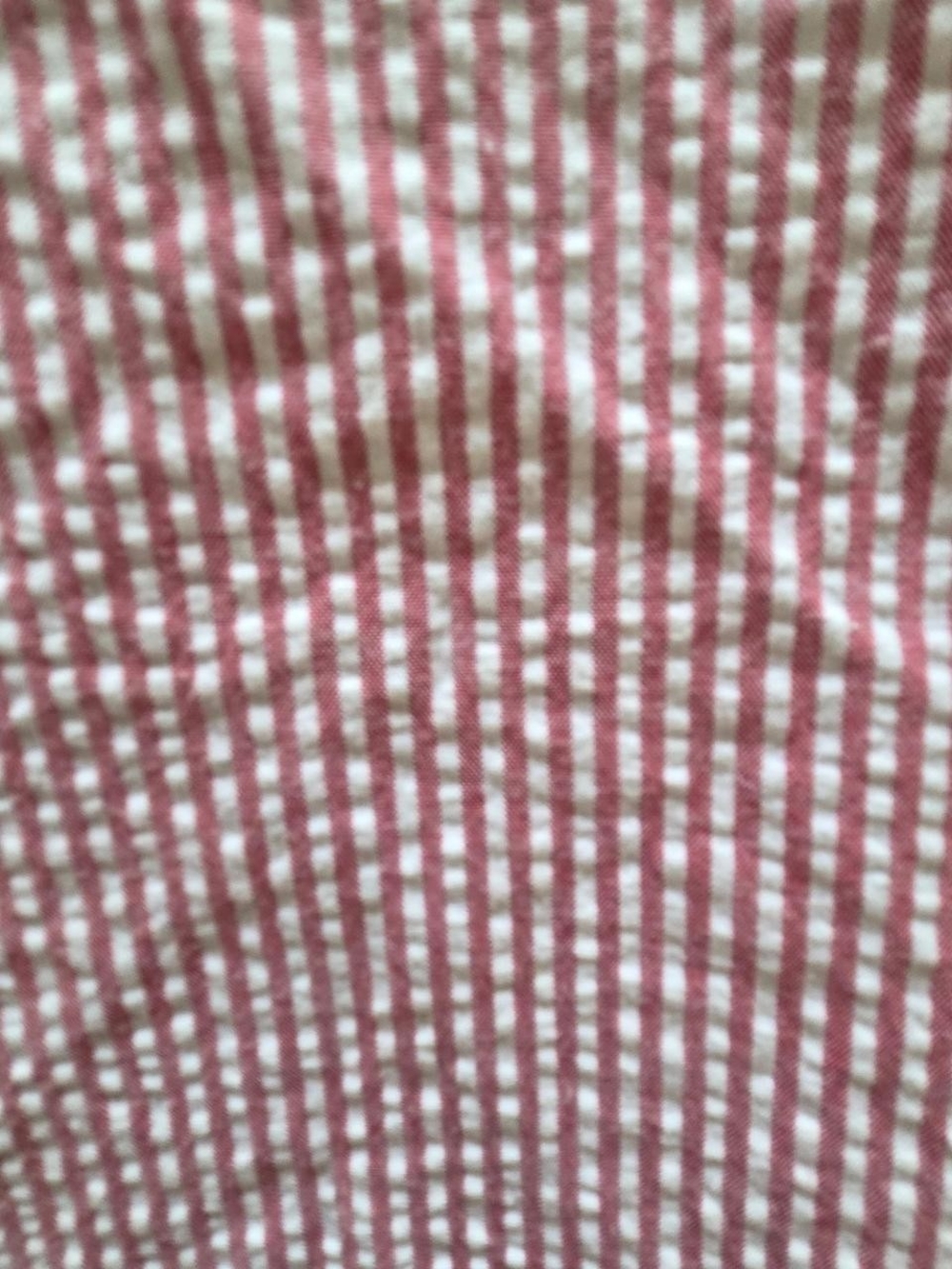 Retro Vintage Striped Mini Skirt Cotton A-line Red and White size M - Picture 6 of 7